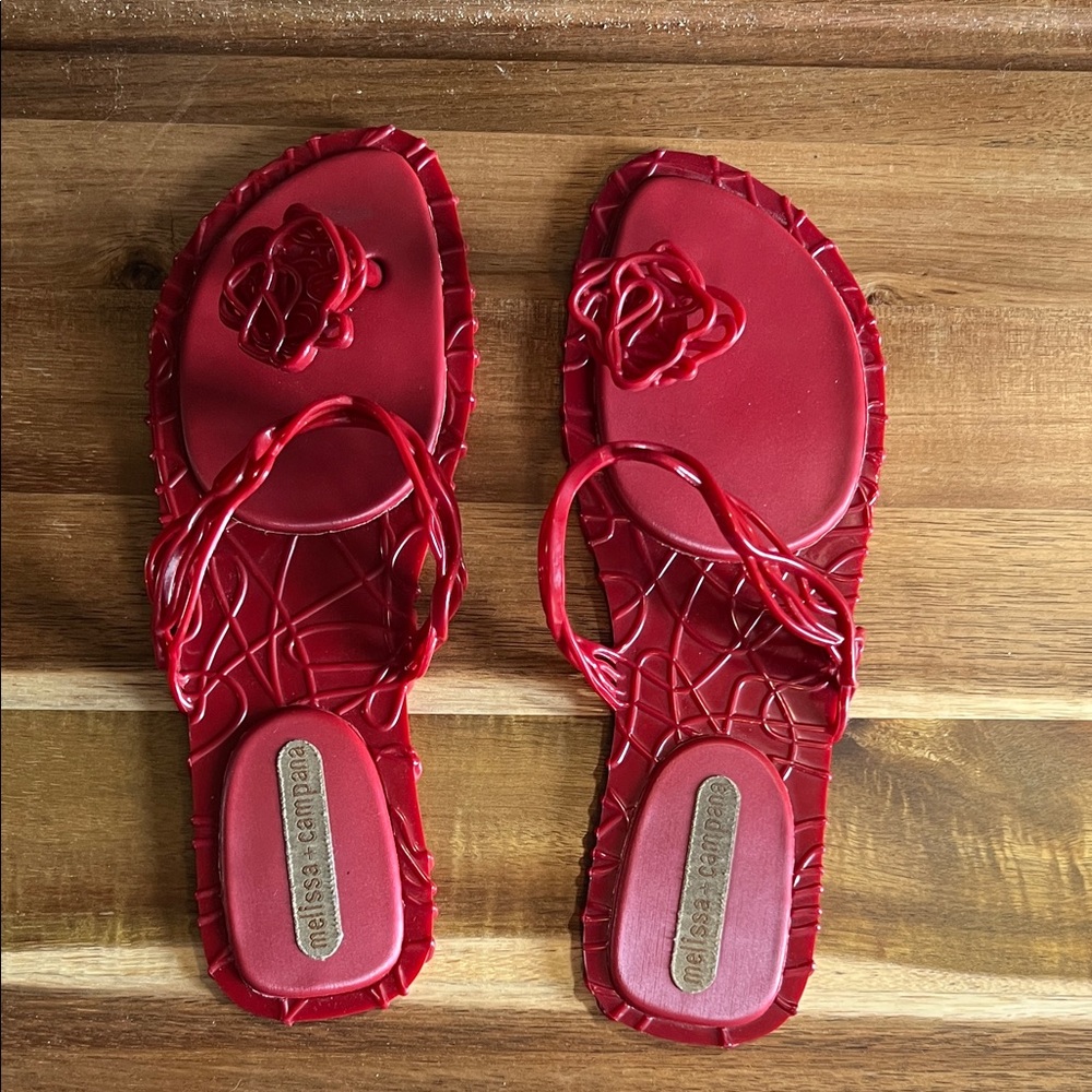 Melissa Vibrant Red Women's Sandals